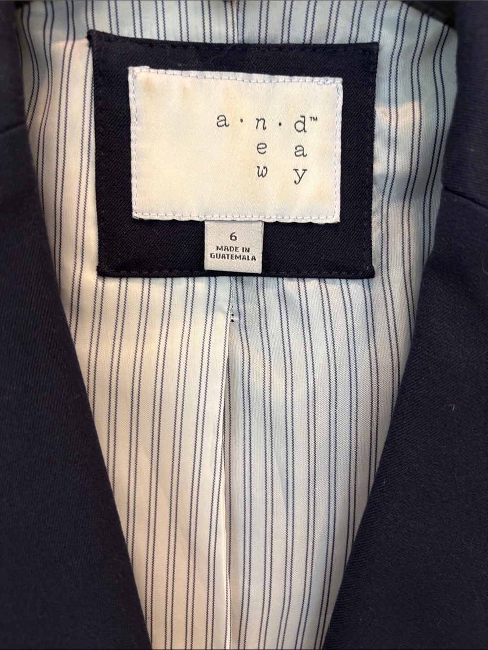 a new day Navy Single-Button Blazer - Picture 2 of 6